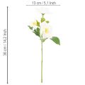 Mazzo di rose natalizie artificiali, bianche, decorazione natalizia artificiale | Floristik24.it