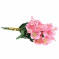 Floristik24 Bouquet Christmas Rose Pink 29cm 4 pezzi