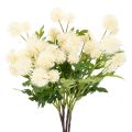 Floristik24 Fiore di crisantemo artificiale, mazzo bianco crema, ramo decorativo, grande 56 cm, 4 pezzi