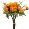 Floristik24 Mazzo di crisantemo Mix Arancio 35cm