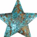 Floristik24 Stella di cocco blu 5cm 50 pezzi decorazioni da tavola con stelle sparse