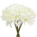 Floristik24 Mazzo decorativo di crisantemi bianco 28 cm 6 pezzi