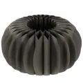 Floristik24 Decorazione da tavola in carta a nido d'ape a forma di zucca, pieghevole, rotonda, 34 cm, 2 pezzi
