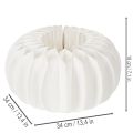 Palline decorative di carta, decorazione moderna a forma di zucca, carta a nido d'ape, 34 cm, 2 pezzi | Floristik24.it