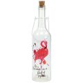 Floristik24 Bottiglia decorativa LED fenicottero 37,5 cm bianco caldo 2 pezzi