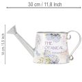 Annaffiatoio decorativo con ortensie in metallo, stile vintage, dimensioni 30x11x14,5 cm. | Floristik24.it