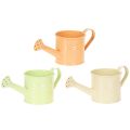 Floristik24 Set di 8 vasi decorativi in metallo a forma di annaffiatoio, multicolore, 16,5x7 cm - Ideali per balconi e cucine.