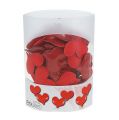 Floristik24 Cuori decorativi da spolverare 4,5 cm rossi 50 pezzi