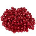 Floristik24 Perline decorative, rosse, Ø8mm, 250 pezzi