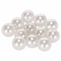 Floristik24 Perline decorative bianche Ø20mm 12 pz