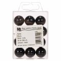 Perline decorative Ø2cm nere 12 pz | Floristik24.it
