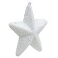 Floristik24 Deco stella bianca per appendere 20 cm