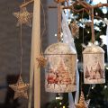 Stelle decorative da 11 cm, decorazioni per l'albero di Natale in rattan naturale, set da 6 | Floristik24.it