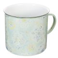 Floristik24 Tazza decorativa, vaso per piante, mandala, smaltata, Ø13cm H12cm