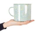 Tazza decorativa, vaso per piante, mandala, smaltata, Ø13cm H12cm | Floristik24.it