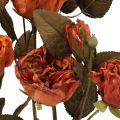 Floristik24 Deco rose bouquet fiori artificiali rose bouquet arancione 45cm 3pz