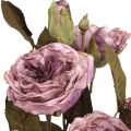 Floristik24 Deco rose bouquet fiori artificiali rose bouquet viola 45cm 3pz