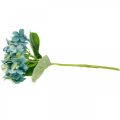 Ortensia decorativa blu fiore artificiale Fiore artificiale da giardino H35cm
