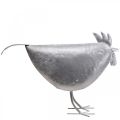 Decorazione in metallo pollo decorativo uccello in metallo zinco 51 cm × 16 cm × 36 cm