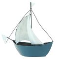 Floristik24 Nave decorativa in metallo per barca a vela per decorare 32,5×10×29 cm