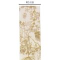 Nastro regalo con motivi vegetali, nastro decorativo con aneto, largo 40 mm, lungo 20 m. | Floristik24.it