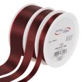 Nastro decorativo in taffetà, rosso, varie larghezze, 50 m | Floristik24.it