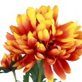 Floristik24 Decorazione di fiori artificiali dalie fiori artificiali arancione 62 cm