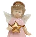 Floristik24 Figura decorativa angelo con lumino 10,5 cm
