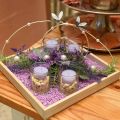 Floristik24 Granuli decorativi pietre decorative lilla viola 2mm - 3mm 2kg