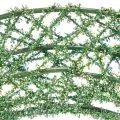 Ghirlanda decorativa in rete metallica verde per progetti fai da te, 19 cm, 2 pezzi | Floristik24.it