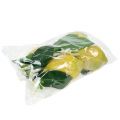 Floristik24 Frutta decorativa, limoni con foglie gialle 9,5 cm 4 pezzi