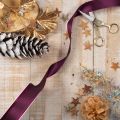 Nastro regalo in taffetà viola, elegantemente lucido, largo 25 mm, lungo 50 m. | Floristik24.it