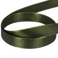 Nastro regalo con bordo intrecciato, nastro in taffetà per lavori creativi, largo 15 mm, lungo 50 m. | Floristik24.it