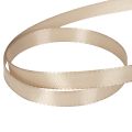 Nastro regalo sottile beige, ideale per confezioni regalo, largo 10 mm e lungo 50 m. | Floristik24.it