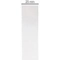 Nastro decorativo in taffetà, bianco, largo 25 mm, lungo 50 m. | Floristik24.it