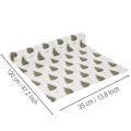 Tessuto decorativo natalizio, venduto al metro, larghezza 120 cm, 2 pezzi | Floristik24.it