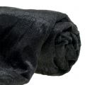 Floristik24 Tessuto decorativo velluto nero 140 cm x 270 cm