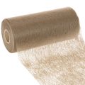 Floristik24 Rotolo di decorazione da tavola in tessuto non tessuto, 24 cm x 25 m, marrone, per tavole festive