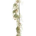Floristik24 Ghirlanda di cardo Ghirlanda di decorazione di piante artificiali di cardo globo 127 cm