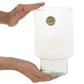 Contenitore cilindrico in vetro Eco Glass da 25 cm | Floristik24.it