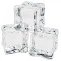 Floristik24 Cubetti di ghiaccio artificiale decorativi ghiaccio trasparente 2 cm 30 pz