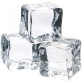 Floristik24 Cubetti di ghiaccio decorativi, decorazione estiva, ghiaccio artificiale 3 cm 6 pezzi