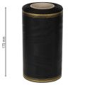Elegante nastro a corona moiré, 175 mm nero con bordo perlato e trama in taffetà, nastro decorativo per fiori funebri, nastro a fiocco, 25 m | Floristik24.it