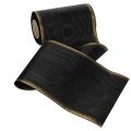 Elegante nastro a corona moiré, 175 mm nero con bordo perlato e trama in taffetà, nastro decorativo per fiori funebri, nastro a fiocco, 25 m | Floristik24.it