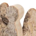 Statuetta di angelo in legno