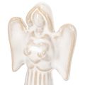 Decorazione a forma di angelo in ciotola con piccola figura e portacandele rotondo da 10 cm, 3 pezzi | Floristik24.it