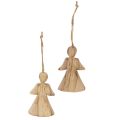 Statuette di angelo da appendere all'albero di Natale, 10 cm, 12 pezzi | Floristik24.it