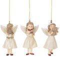 Floristik24 Angeli decorativi per albero di Natale, stile vintage, 10 cm, 3 pezzi