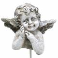 Floristik24 Spina decorativa per gioielli tomba angelo 3,5 cm 8 pezzi