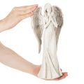 Statuetta di angelo in piedi in preghiera, decorativa, 36 cm | Floristik24.it